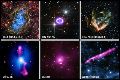 Archives de Chandra : différents objets