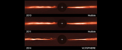 Structures inédites découvertes par Hubble et confirmées par le VLT