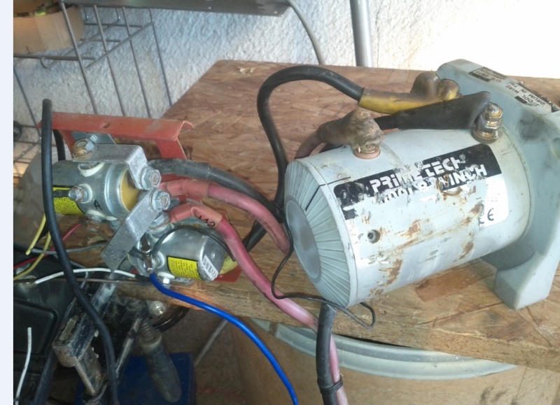 treuil 12v cablage