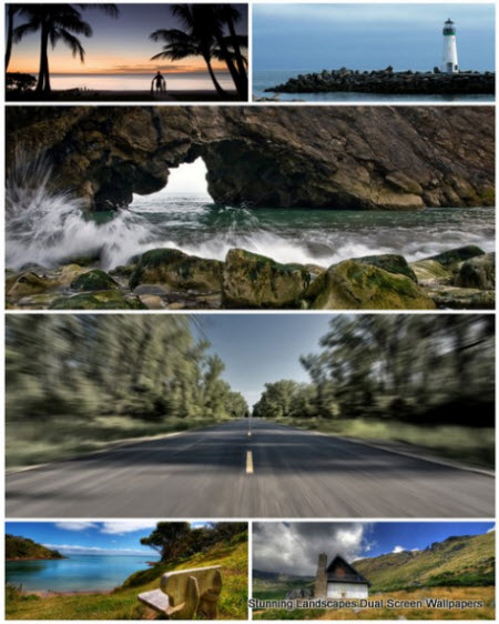 50 Stunning Landscapes Dual Screen Wallpapers