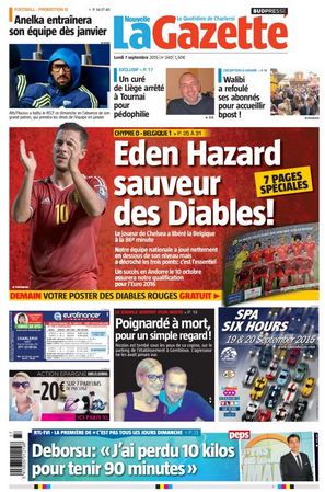 La nouvelle gazette du 07-09-2015 Belgique