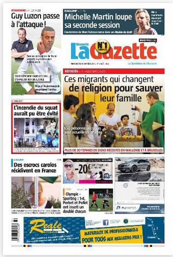 La nouvelle gazette du 09-09-2015 Belgique