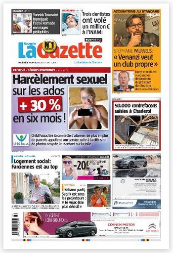 La nouvelle gazette du 11-09-2015 Belgique