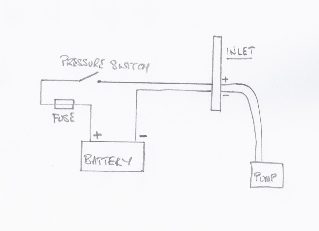 Changing To Pressure Water System, Wiring Diagram For Caravan Water Pump