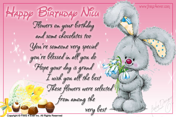 Happy Birthday Nilu